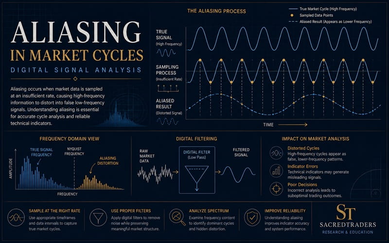 Aliasing in Market Cycles and Digital Signal Analysis