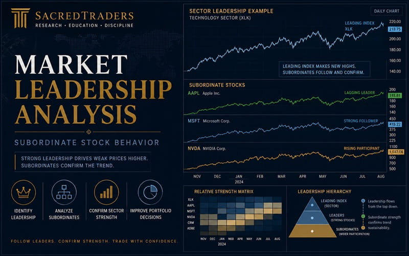 Analyzing Market Leadership Through Subordinate Stock Behavior
