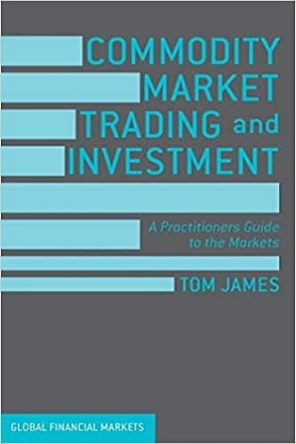 Commodity Market Trading and Investment A Practitioners Guide to the Markets By Tom James