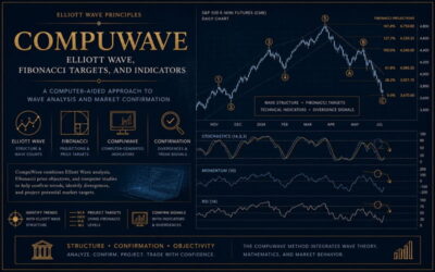 CompuWave Elliott Wave, Fibonacci Targets, and Indicators