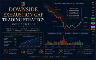 Downside Exhaustion Gap Trading Strategy and Backtest
