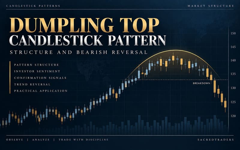 Dumpling Top Candlestick Pattern - A Bearish Reversal Formation