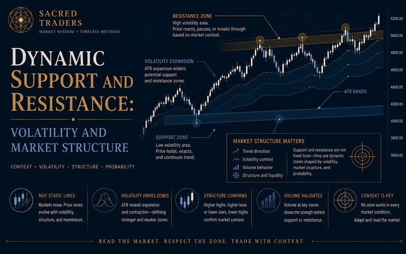 Dynamic Support and Resistance Volatility and Market Structure