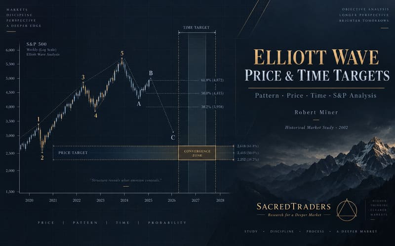 Elliott Wave Price and Time Targets - S&P Market Analysis