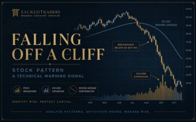 Falling Off a Cliff Stock Pattern - A Technical Warning Signal