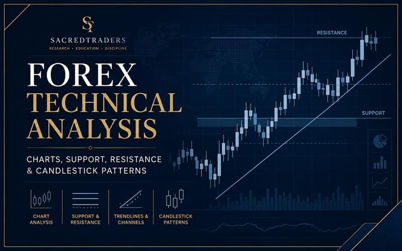 Forex Technical Analysis Charts, Support, Resistance, and Candlestick Patterns