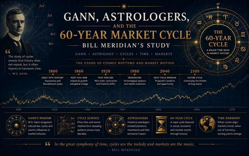 Gann, Astrologers, and the 60-Year Market Cycle - Bill Meridian’s Study