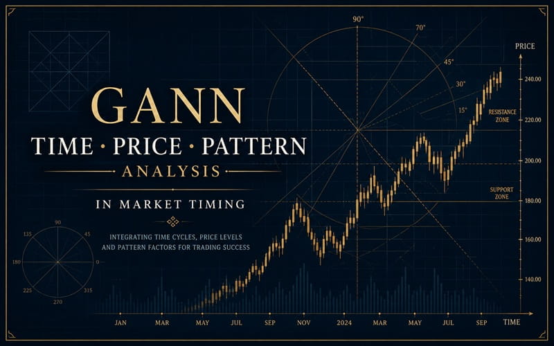 Gann Time, Price and Pattern Analysis in Market Timing