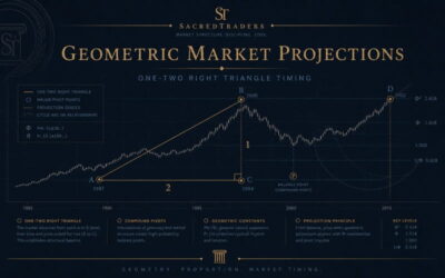 Geometric Market Projections Using the One-Two Right Triangle