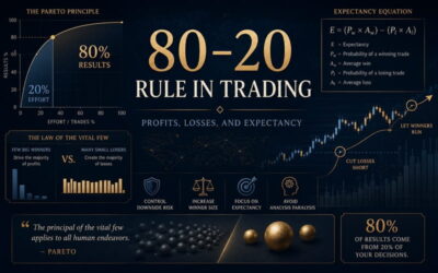 How the 80–20 Rule Explains Trading Profits, Losses, and Expectancy