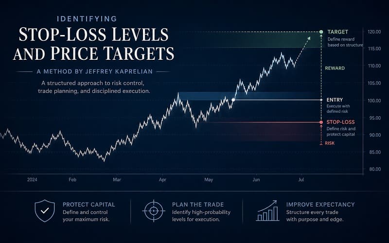 Identifying Stop-Loss Levels and Price Targets - A Method By Jeffrey Kaprelian