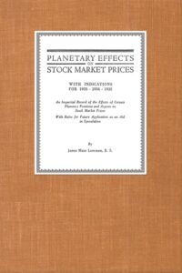 Planetary Effects on Stock Market Prices By James Mars Langham