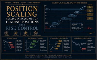 Scaling Into and Out of Trading Positions with Risk Control