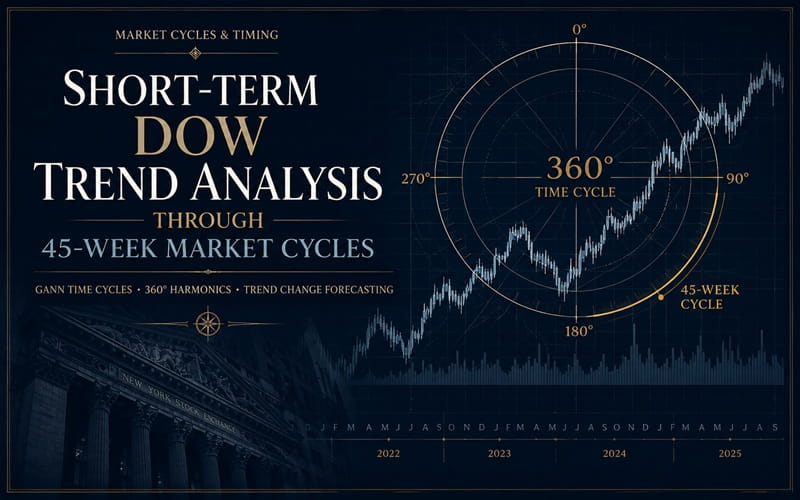 Short-Term Dow Trend Analysis Through 45-Week Market Cycles