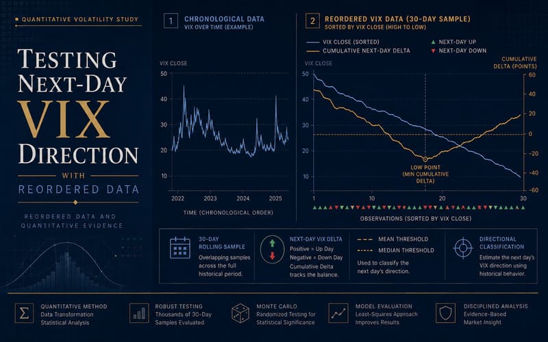Testing Next-Day VIX Direction with Reordered Data