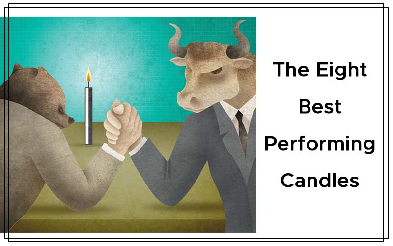 The Eight Best-Performing Candles By Thomas N. Bulkowski Cover