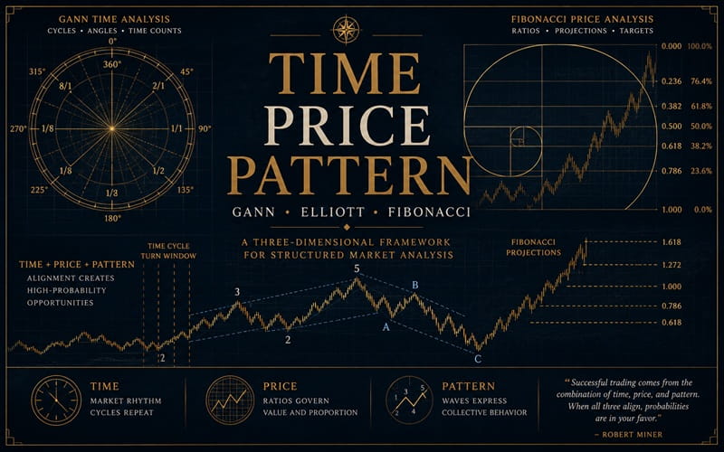 Time, Price, and Pattern Analysis with Gann, Elliott, and Fibonacci