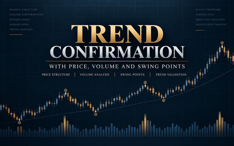Trend Confirmation with Price, Volume and Swing Points