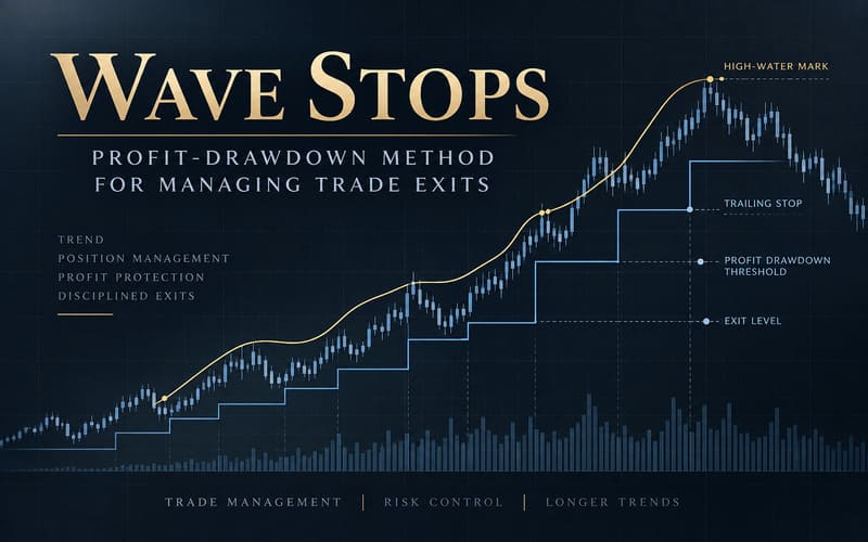 Wave Stops - A Profit-Drawdown Trading Exit Strategy